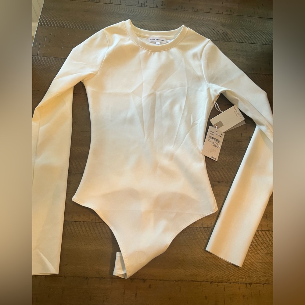 Good American White Bodysuit! NWT!